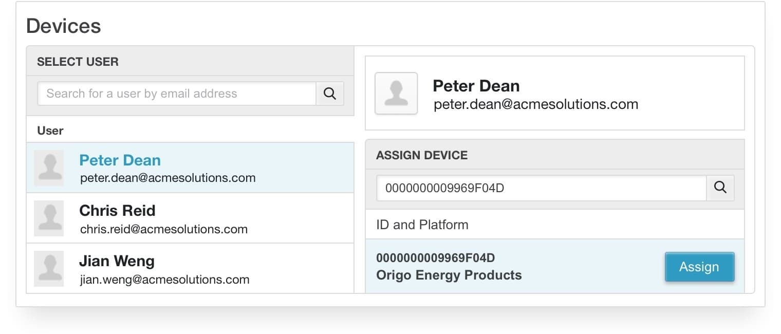 Device assignment with AppDevices